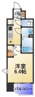 レオンコンフォート京橋【7階】の間取り