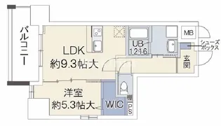 ドミツィール福【10階】の間取り
