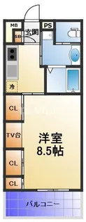 HANATEN EAST【2階】の間取り