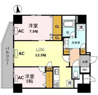 玉造Base【2階】の間取り