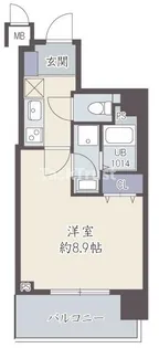 LafortⅡ城北公園通【3階】の間取り