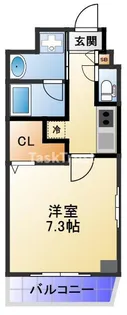 レクシア新梅田DUO【3階】の間取り