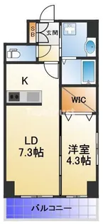 ファーシル千林【1階】の間取り