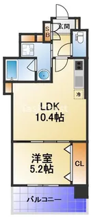 スプランディッド京橋EAST【9階】の間取り