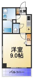 クレールソフィア都島【3階】の間取り