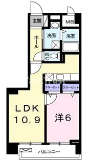 メゾンドファミーユ鶴見緑地公園【1階】の間取り