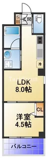フランカー桜ノ宮SIX【3階】の間取り