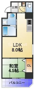 PARK HILLS都島Noble【6階】の間取り