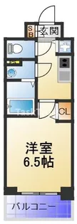 アクアプレイス天満クラシック【4階】の間取り