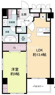 グレンパーク梅田北【14階】の間取り