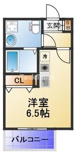 サンクチュアリ北梅田【2階】の間取り