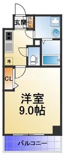 グランシエール都島【7階】の間取り