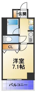 TTH東梅田【10階】の間取り
