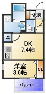 EIJU Nishikujo【2階】の間取り