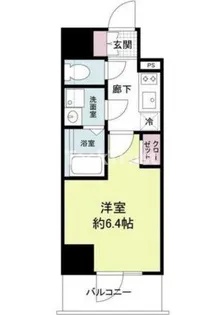 THE HUB MIYAKOJIMA【5階】の間取り