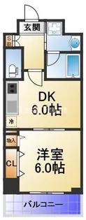 オースティ北梅田【3階】の間取り