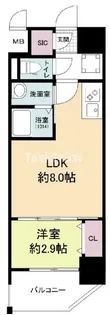 プライムアーバン南森町【2階】の間取り