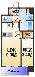 プレリス鶴見緑地グランガーデリア【2階】の間取り