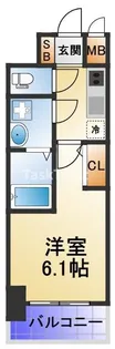JMFレジデンス都島【8階】の間取り