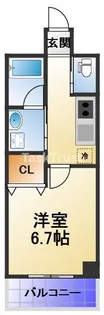 Lasperanza Morinomiya【5階】の間取り
