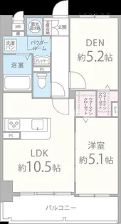 メゾンクラウン鷺洲【8階】の間取り