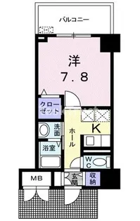 フューチャー野里【4階】の間取り