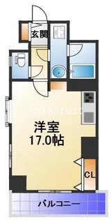 ライフ北梅田【3階】の間取り
