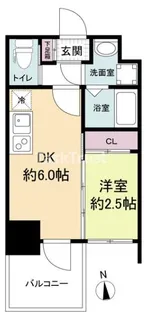 セレニテ天満橋アリア【3階】の間取り