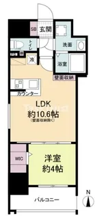 La Douceur玉造【8階】の間取り