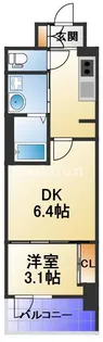 メイクス大阪鶴見【10階】の間取り