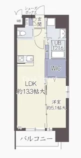 LE CEDRE天神橋【7階】の間取り