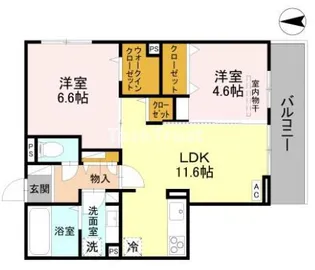 S★S CASA【2階】の間取り