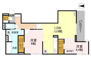 S★S CASA【2階】の間取り