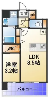 エスリードレジデンス ザ・グラン都島ノア【2階】の間取り