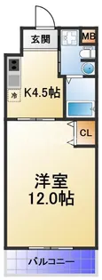 フェリスsekime【5階】の間取り
