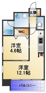 プレジオ天神橋ASIAN【4階】の間取り