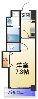 Uresidence京橋【3階】の間取り