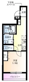 フジパレス城北公園通V番館【2階】の間取り
