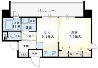 ノートアール107【3階】の間取り