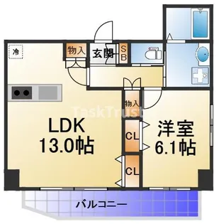 ファーシル千林【3階】の間取り