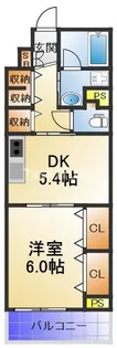 パイン ヴィレッジ【4階】の間取り