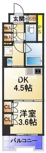 エル・セレーノ大阪天神橋【5階】の間取り