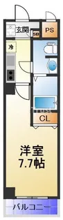 ルミエール清水谷【6階】の間取り