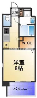 フォレストグレイス城東京橋Ⅰ【5階】の間取り