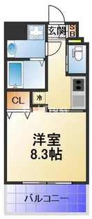 フォレストガーデン天満橋Ⅰ【6階】の間取り