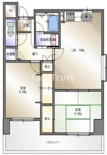 サンシード城東【2階】の間取り