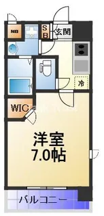 レークス大阪城イースト【2階】の間取り