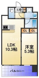 プレジオ城東【6階】の間取り