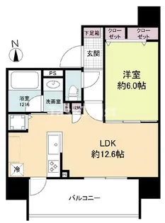 ブランシエスタ都島通【10階】の間取り
