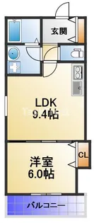 NAGAMORI新深江【3階】の間取り